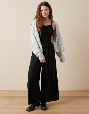 AE Whoa So Soft Cropped Button-Front Cardigan