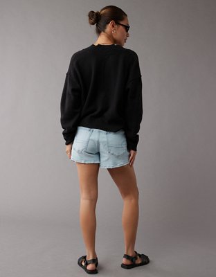 Женские кардиганы American Eagle AE Whoa So Soft Cropped Button-Front Cardigan — фото 2