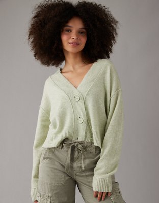 SoSoft Cropped Cardigan Sweater for Women
