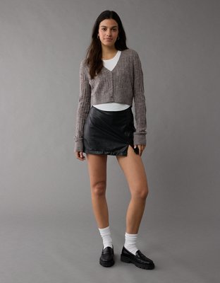 AE Wispy-Knit Cropped Cardigan