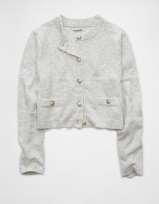 AE Whoa So Soft Crew Neck Lady Cardigan