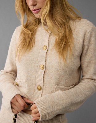 AE Whoa So Soft Crew Neck Lady Cardigan