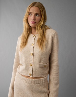 AE Whoa So Soft Crew Neck Lady Cardigan