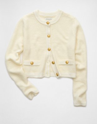 Женские кардиганы American Eagle AE Whoa So Soft Crew Neck Lady Cardigan — фото 2