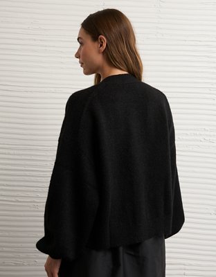 AE Cardigan con Escote V y Moño