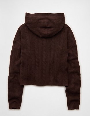 AE Whoa So Soft Cropped Zip-Up Hoodie