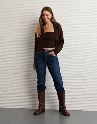 AE Whoa So Soft Cropped Zip-Up Hoodie