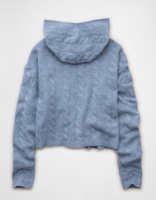 AE Whoa So Soft Cropped Zip-Up Hoodie