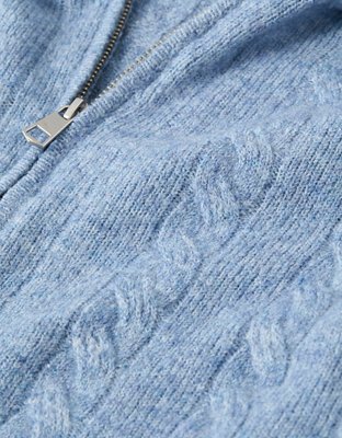 AE Whoa So Soft Cropped Zip-Up Hoodie