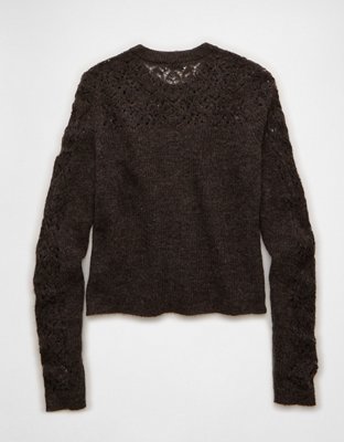AE Knit Lace Cardigan