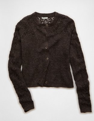 AE Knit Lace Cardigan
