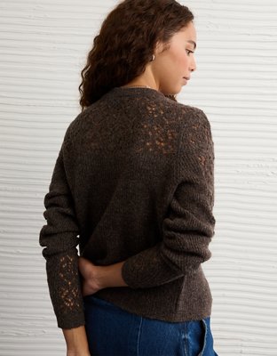 AE Knit Lace Cardigan
