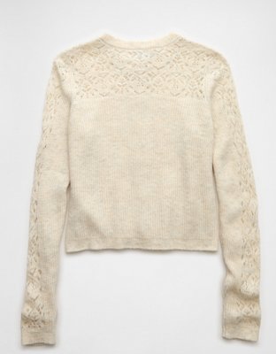 AE Knit Lace Cardigan