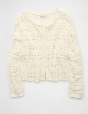 AE Open Stitch Cardigan | American Eagle