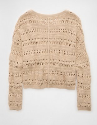 AE Open Stitch Cardigan | American Eagle