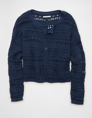 AE Open Stitch Cardigan | American Eagle