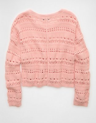 AE Open Stitch Cardigan
