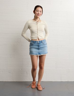 AE Button-Up Cardigan Sweater