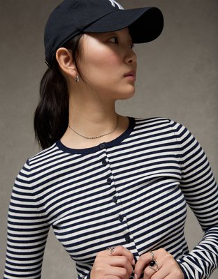 AE Button-Up Cardigan Sweater