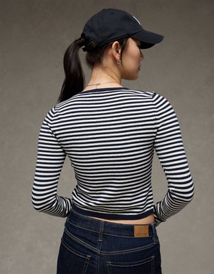 AE Button-Up Cardigan Sweater