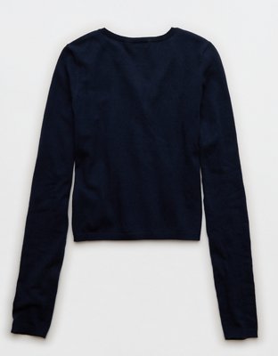 AE Button-Up Cardigan Sweater