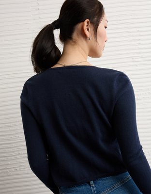 AE Button-Up Cardigan Sweater