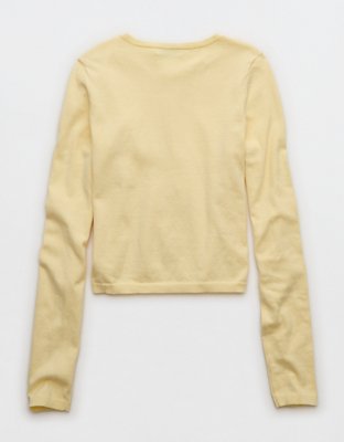 AE Classic Slim Button-Up Cardigan