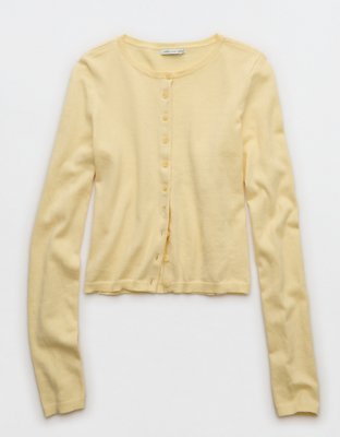 AE Classic Slim Button-Up Cardigan