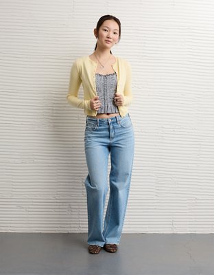 AE Classic Slim Button-Up Cardigan