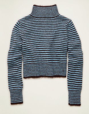 AE Mock Neck Cardigan Sweater