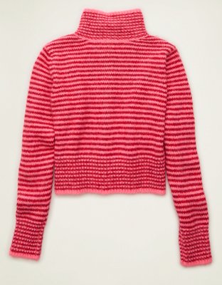 AE Mock Neck Cardigan Sweater | American Eagle