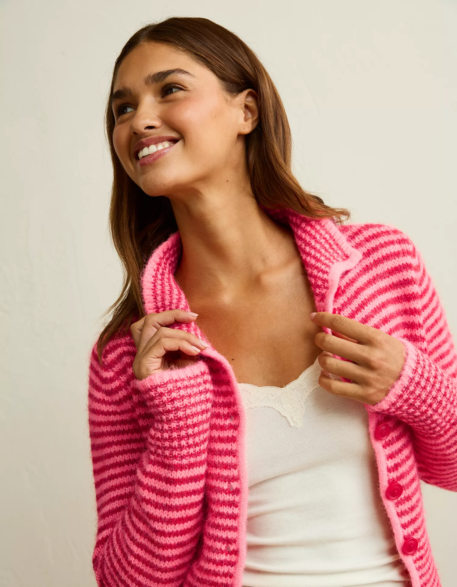 AE Mock Neck Cardigan Sweater - thumbnail 9
