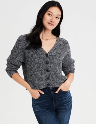 AE Boxy Cropped Cardigan