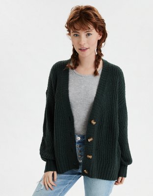 AE Oversized Button Up Cardigan