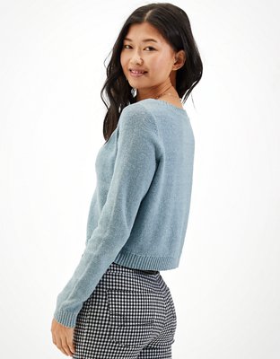 Женские кардиганы American Eagle AE Cropped Cardigan — фото 2