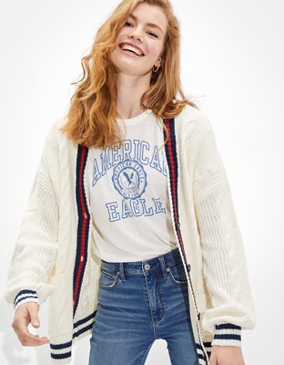 American eagle 2024 oversized cardigan