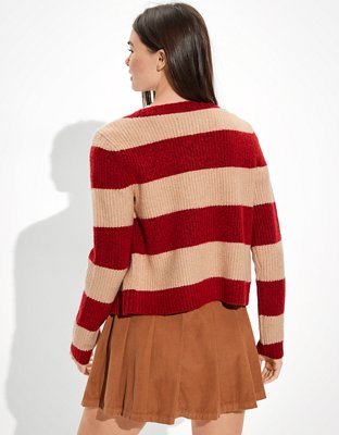 Женские кардиганы American Eagle AE Striped Cropped Cardigan — фото 3