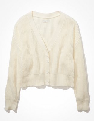 AE V-Neck Button-Up Cardigan