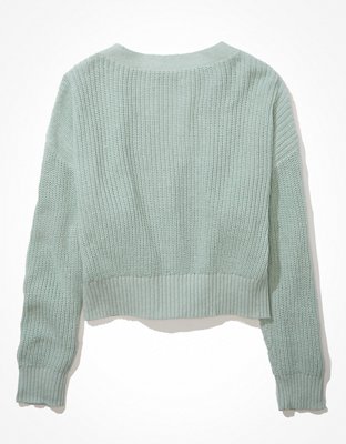 Женские кардиганы American Eagle AE V-Neck Button-Up Cardigan — фото 4