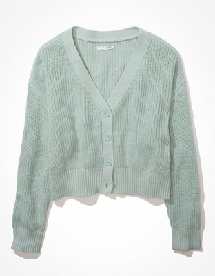AE V-Neck Button-Up Cardigan
