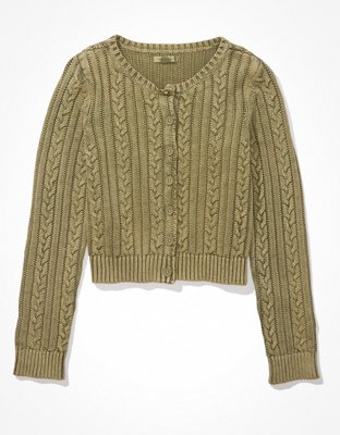 Женские кардиганы American Eagle AE Cable Knit Cardigan — фото 3