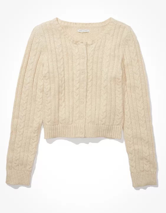 AE Cable Knit Cardigan