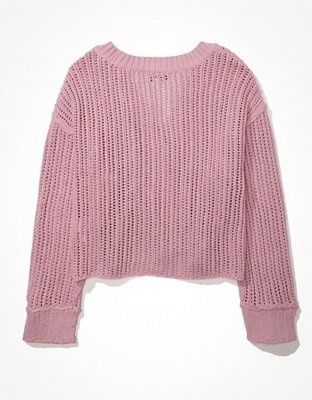 AE V-Neck Button-Up Cardigan