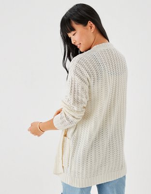 Женские кардиганы American Eagle AE Long Open Cardigan — фото 3