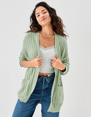 American eagle long cardigan sale