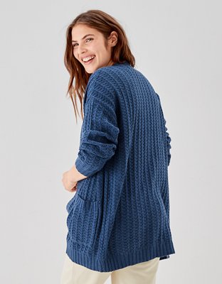 AE Long Open Cardigan