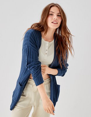 AE Long Open Cardigan
