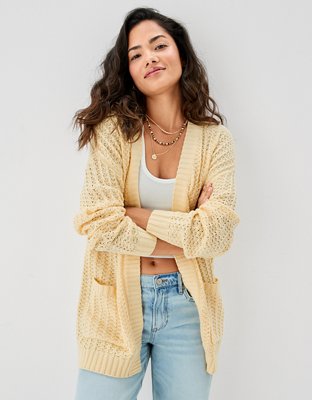AE Long Open Cardigan