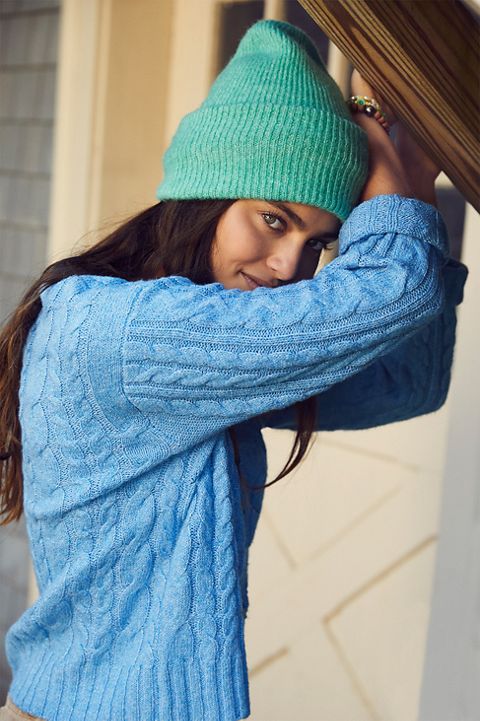 Женские кардиганы American Eagle AE Cropped Cable Knit Cardigan