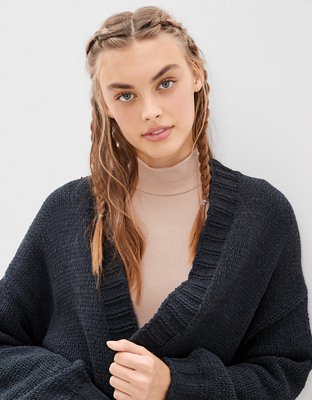Женские кардиганы American Eagle AE Oversized Cardigan — фото 4